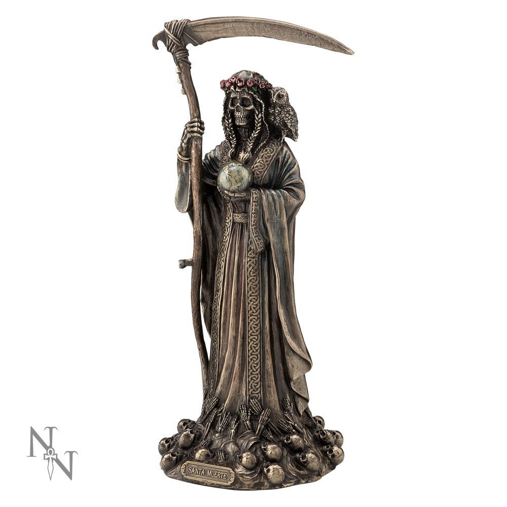 Nemesis Now - Santa Muerte Dekorative Figur - Bronzefarben